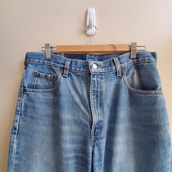 Vintage Levis 516 jeans Made in Canada, High waist blue wash 36/30 - Picture 4 of 9